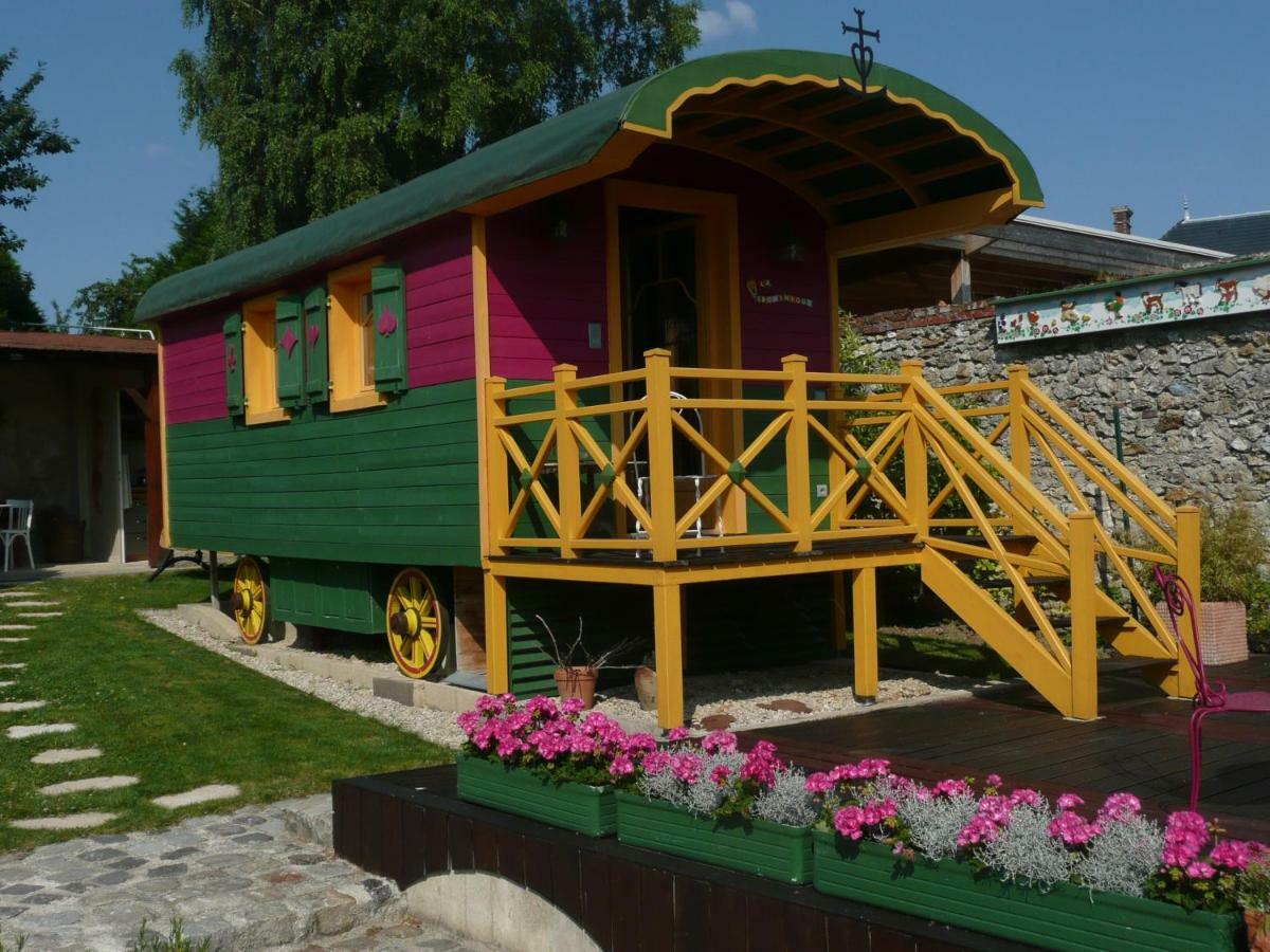 Bed and Breakfast Roulotte La Dominique Romery  Екстер'єр фото
