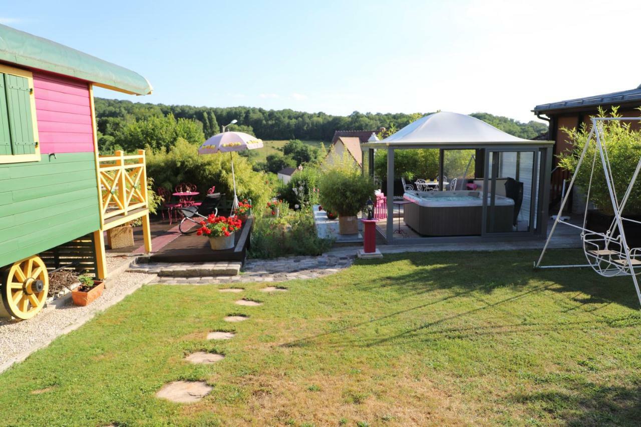 Bed and Breakfast Roulotte La Dominique Romery  Екстер'єр фото